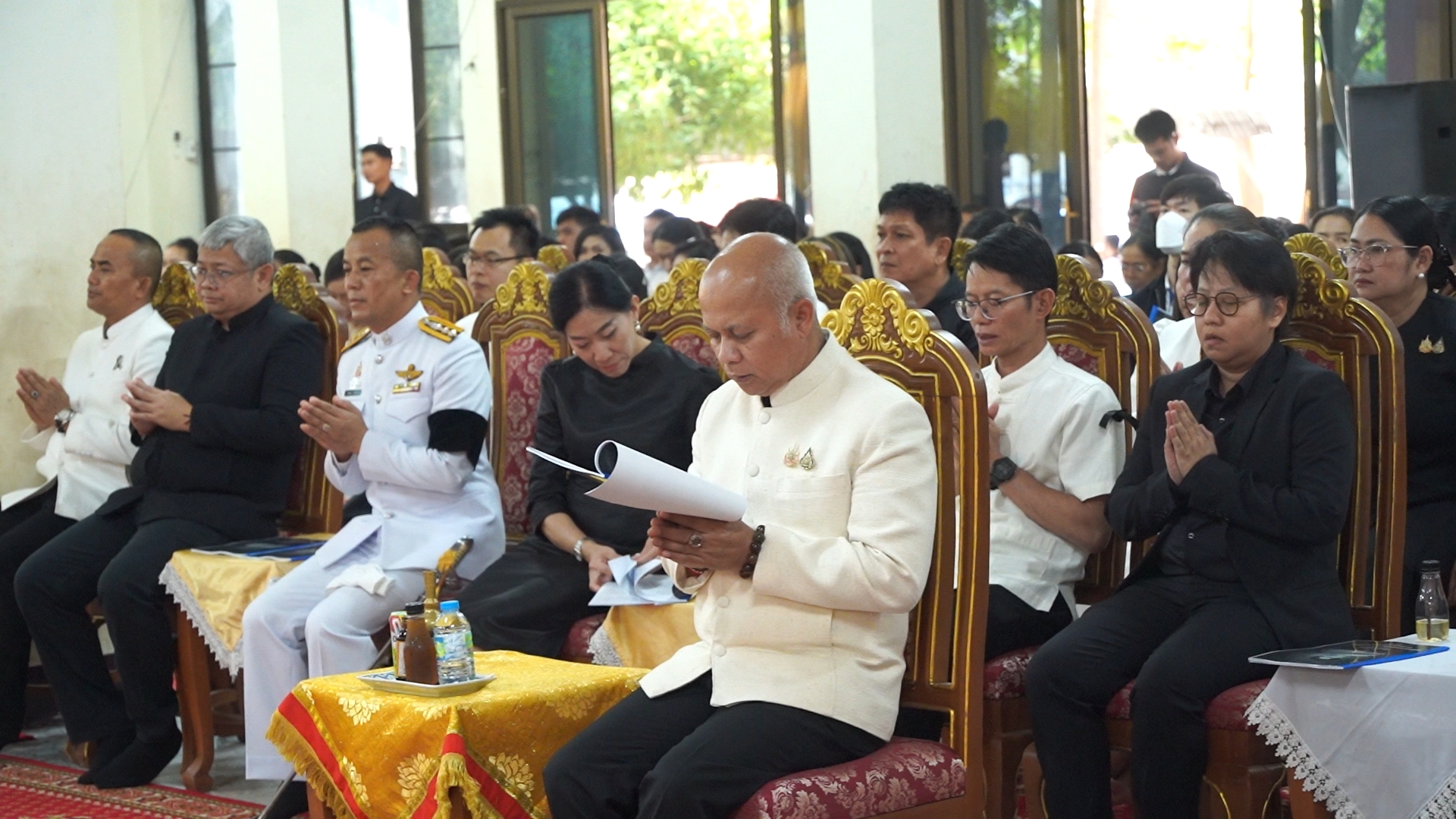 จังหวัดหนองบัวลำภู จัดพิธีสวดพระพุทธมนต์และเจริญจิตตภาวนา ถวายเป็นพระราชกุศลแด่ สมเด็จพระนางเจ้าสิริกิติ์ พระบรมราชินีนาถ พระบรมราชชนนีพันปีหลวง