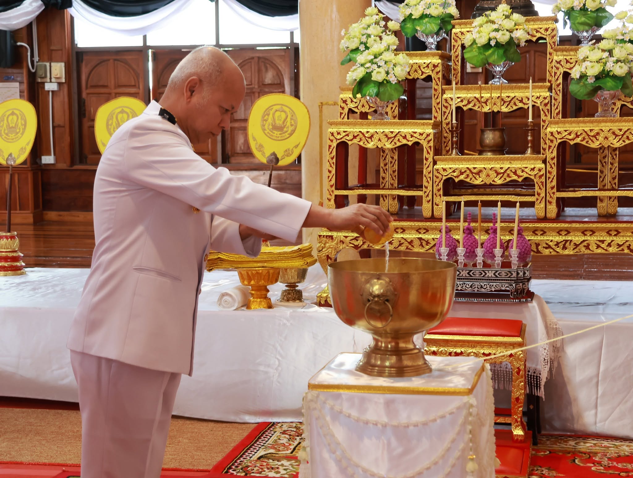 จังหวัดหนองบัวลำภู จัดพิธีถวายน้ำสรงพระศพและลงนามถวายความอาลัย สมเด็จพระเจ้าลูกเธอ เจ้าฟ้าพัชรกิติยาภาฯ ด้วยความสำนึกในพระกรุณาธิคุณ