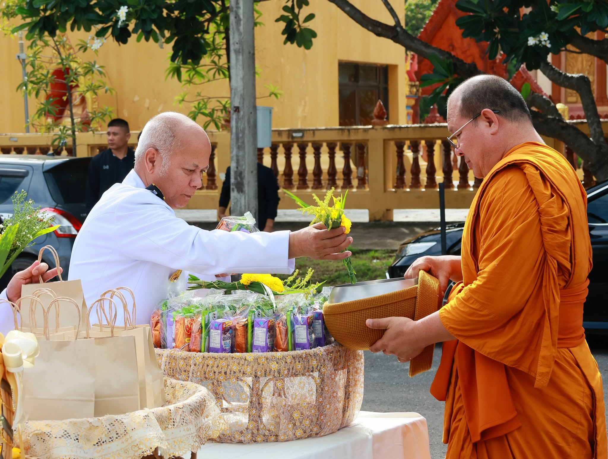 จังหวัดหนองบัวลำภู จัดพิธีบำเพ็ญกุศลทำบุญตักบาตรถวายพระกุศลแด่ สมเด็จพระเจ้าลูกเธอ เจ้าฟ้าพัชรกิติยาภาฯ ในวาระครบ 7 วัน (สัตตมวาร)