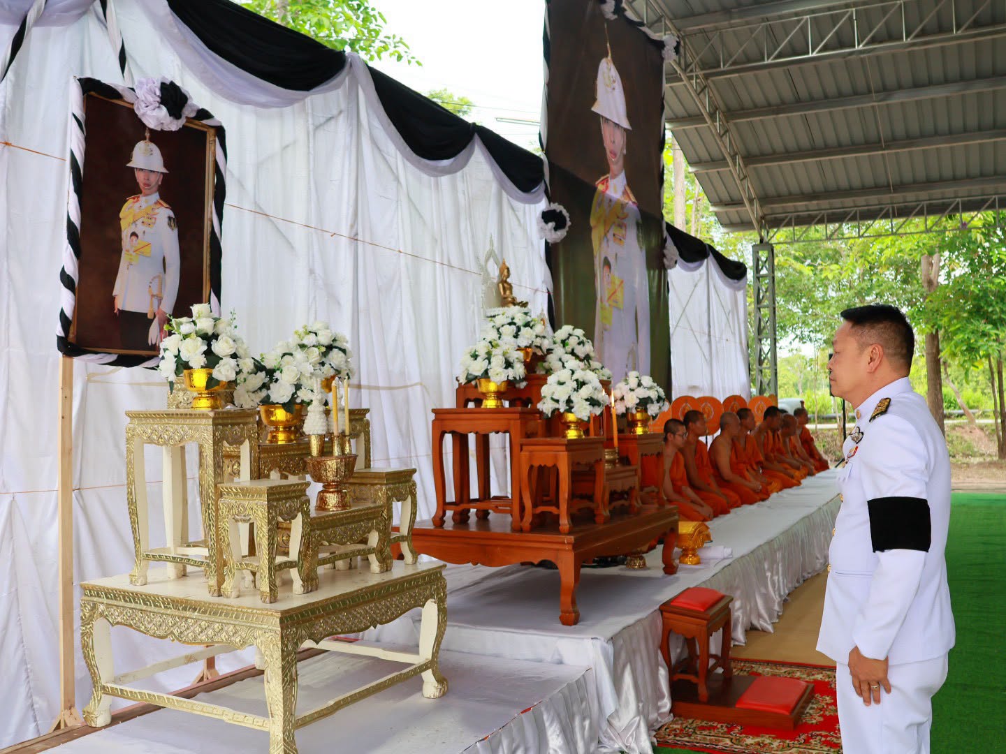 จังหวัดหนองบัวลำภู จัดพิธีบำเพ็ญกุศลสวดพระพุทธมนต์อุทิศถวายพระกุศลแด่ สมเด็จพระเจ้าลูกเธอ เจ้าฟ้าพัชรกิติยาภาฯ ณ วัดพัชรกิติยาภาราม อ.เมืองหนองบัวลำภู